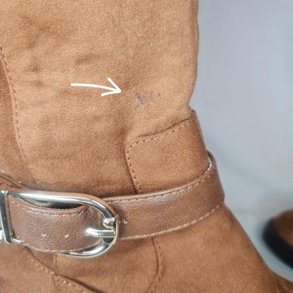 Life Stride Brooks Wide Calf Boot NWT Sz 8W Walnut Coffee Brown Knee High Boots - Picture 9 of 9